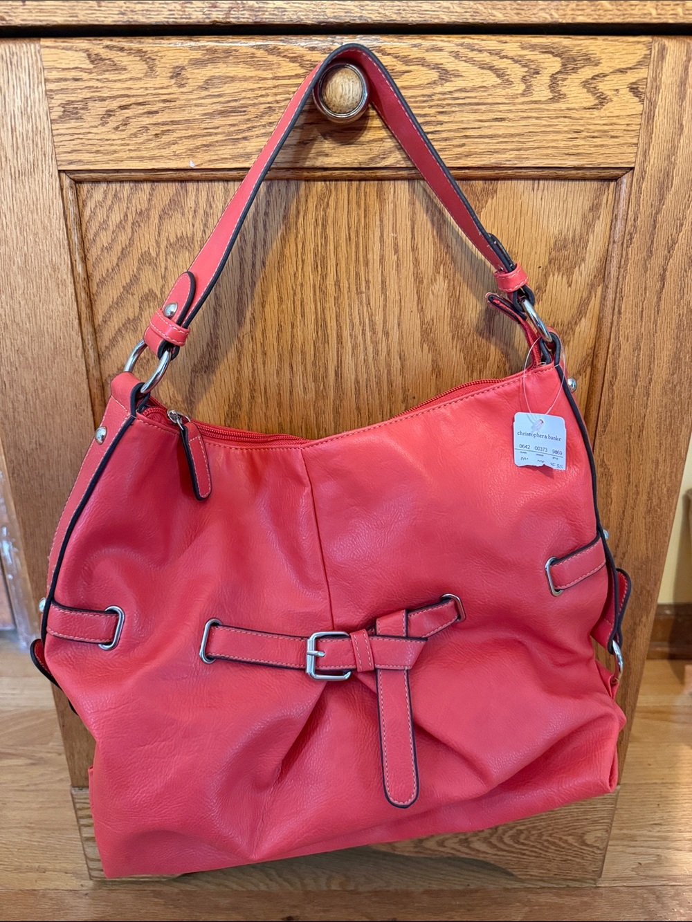 NEW Shoulder Bag with Belt Accent